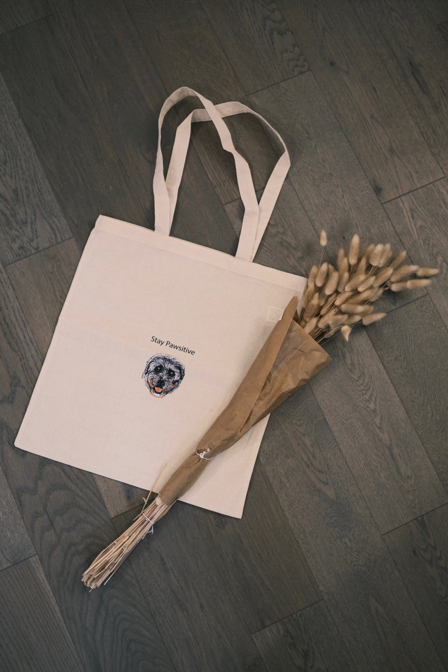 Dog Canvas Tote Bag