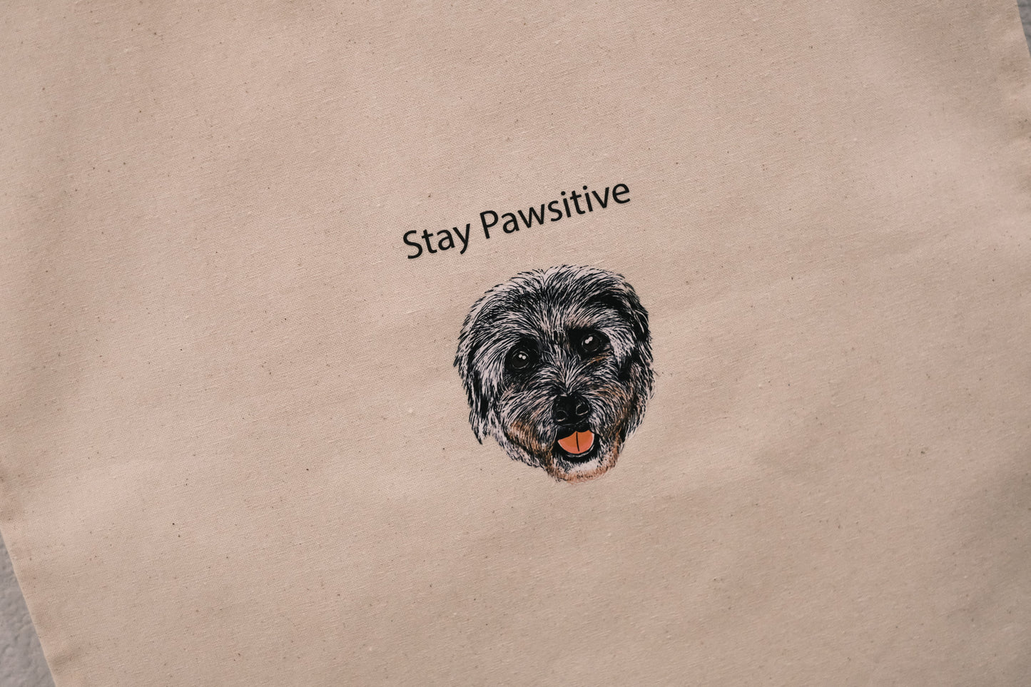 Dog Canvas Tote Bag